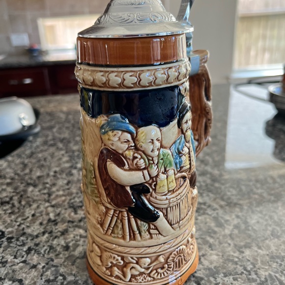 German Beer Stein Set of 2 - Picture 8 of 13